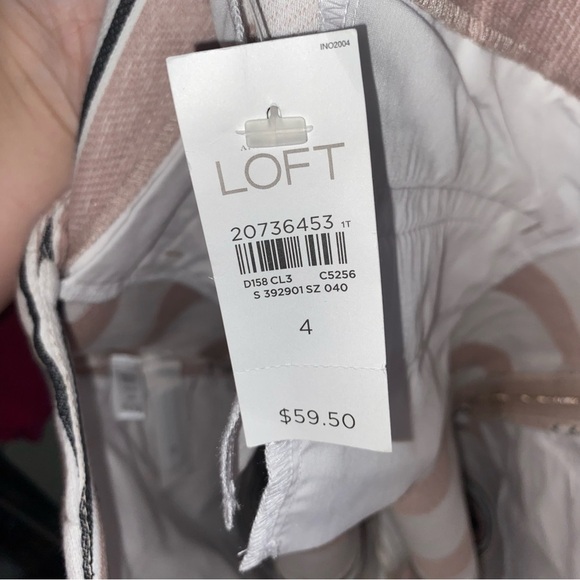 NWT Loft Cotton Striped Shorts - Picture 7 of 7